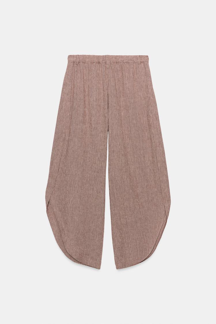 ENSEMBLE VESTE | PANTALON À OUVERTURES EN LIN ZW COLLECTION