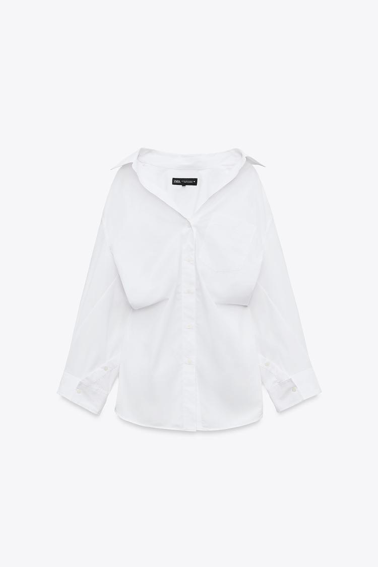 CHEMISE OVERSIZE EN POPELINE