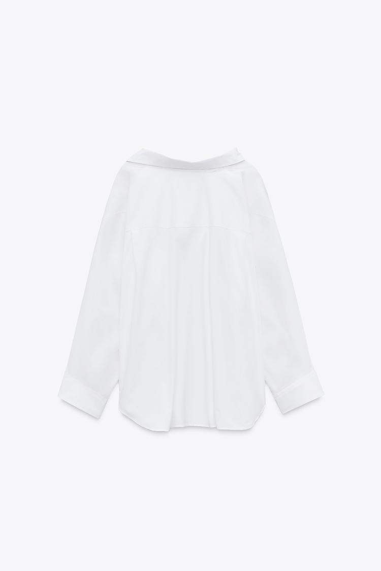 CHEMISE OVERSIZE EN POPELINE