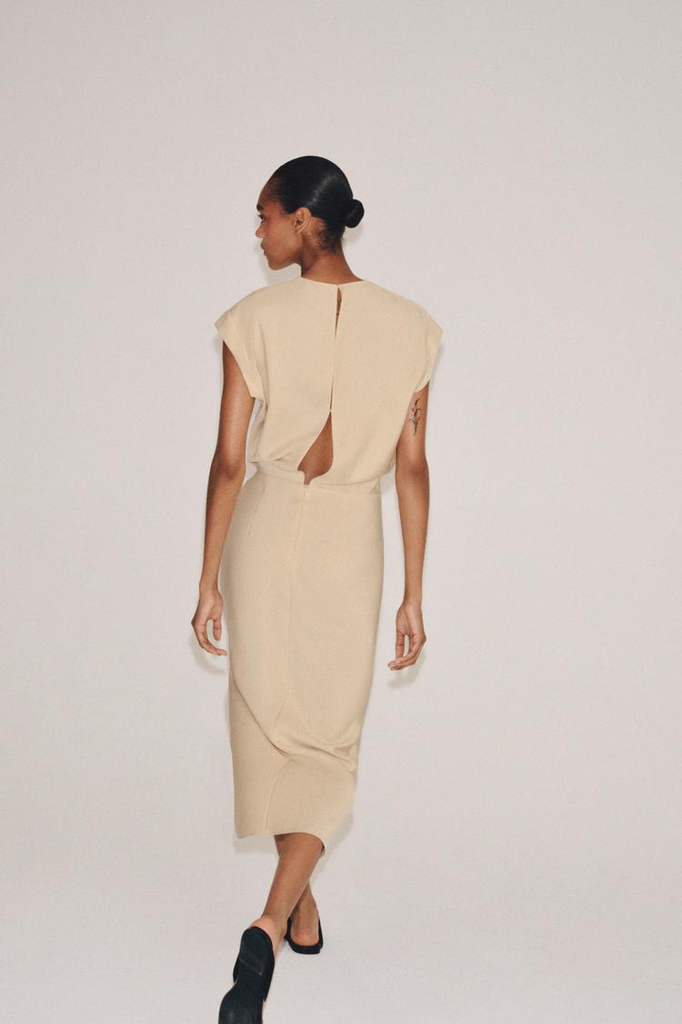 ROBE MI-LONGUE À VOLANTS ZW COLLECTION