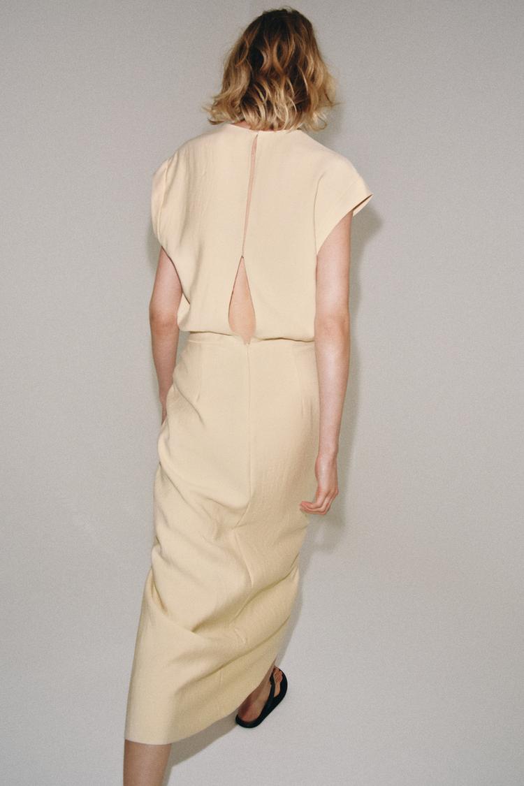 ROBE MI-LONGUE À VOLANTS ZW COLLECTION