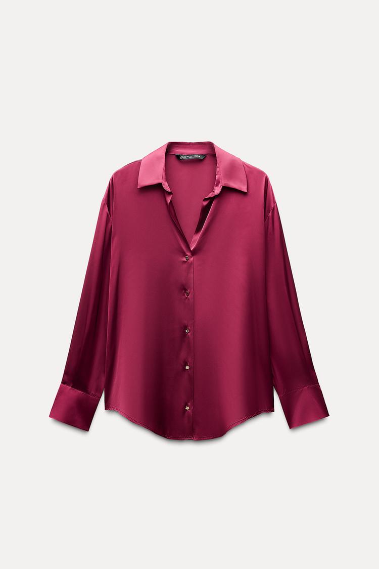 CHEMISE BASIQUE SATINÉE