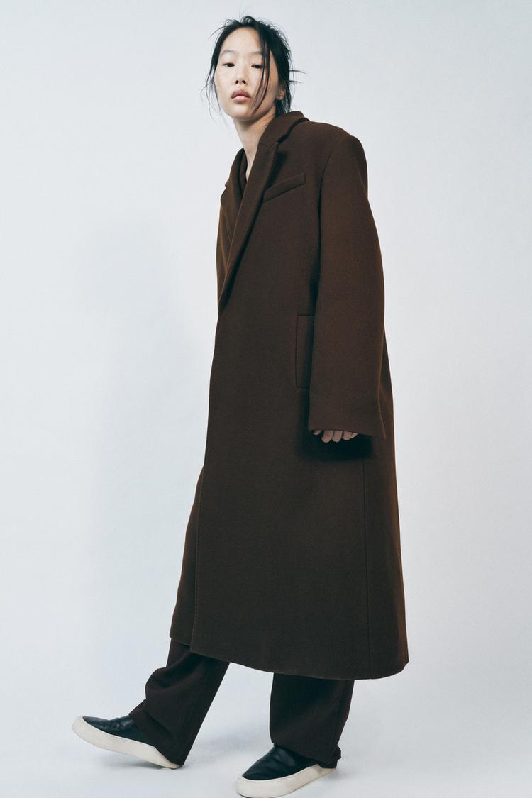 MANTEAU EN MÉLANGE DE LAINE ZW COLLECTION