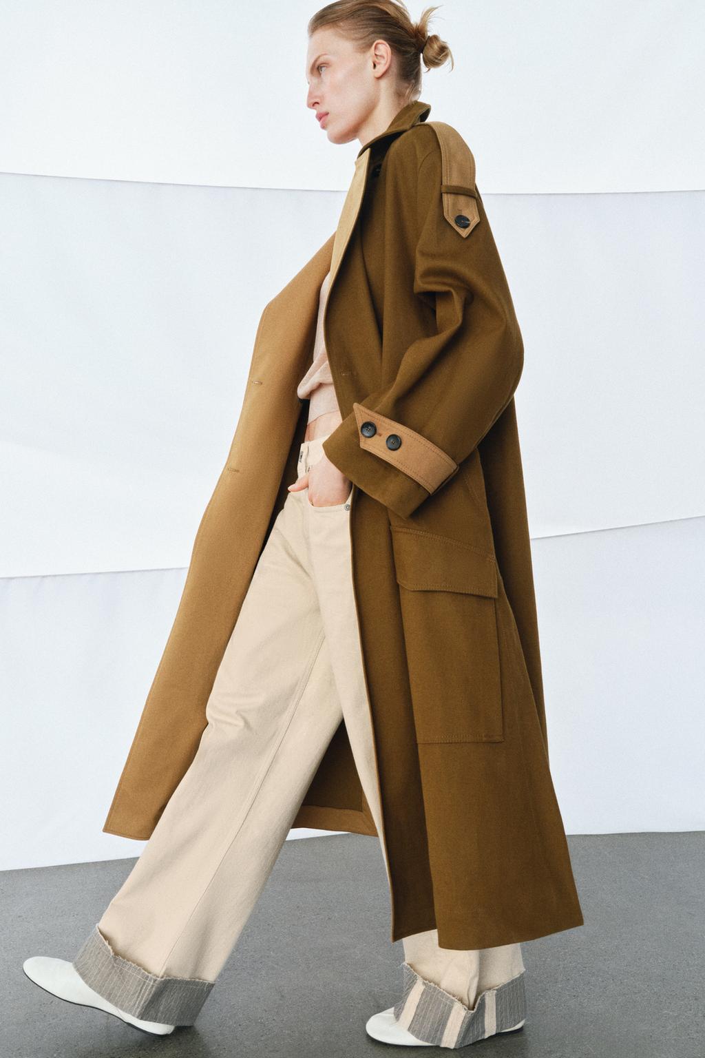 TRENCH LONG COMBINÉ ZW COLLECTION