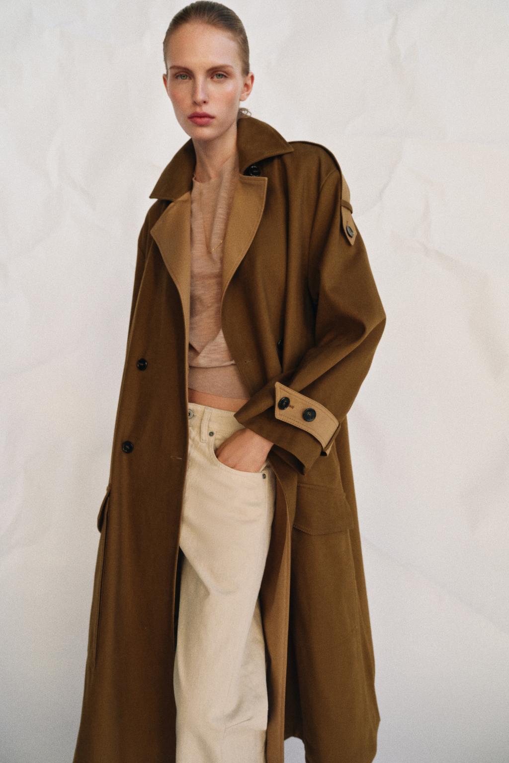 TRENCH LONG COMBINÉ ZW COLLECTION