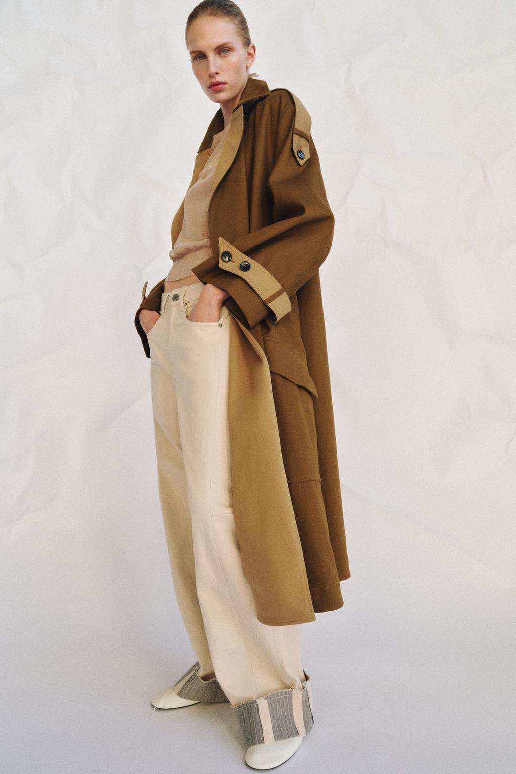 TRENCH LONG COMBINÉ ZW COLLECTION