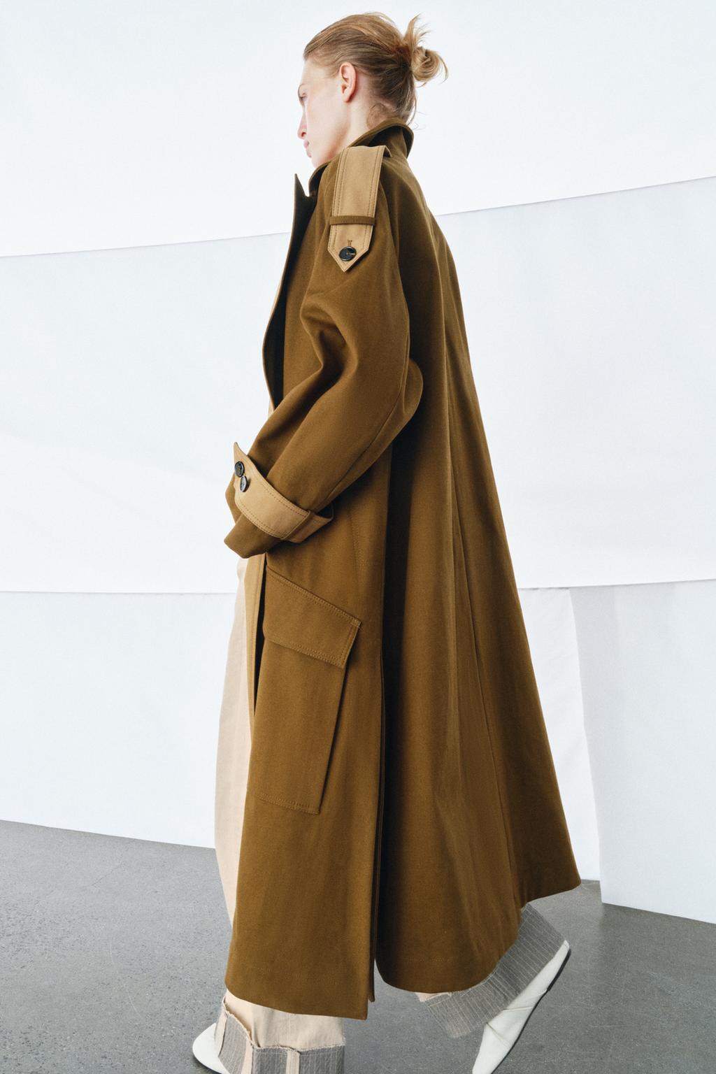 TRENCH LONG COMBINÉ ZW COLLECTION