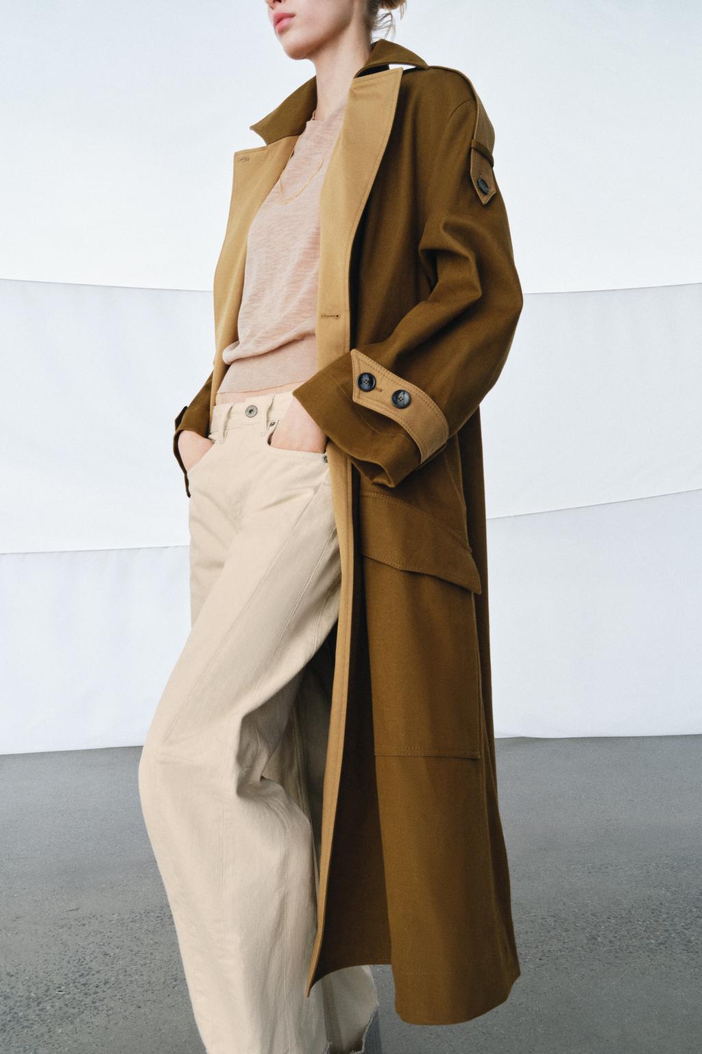 TRENCH LONG COMBINÉ ZW COLLECTION