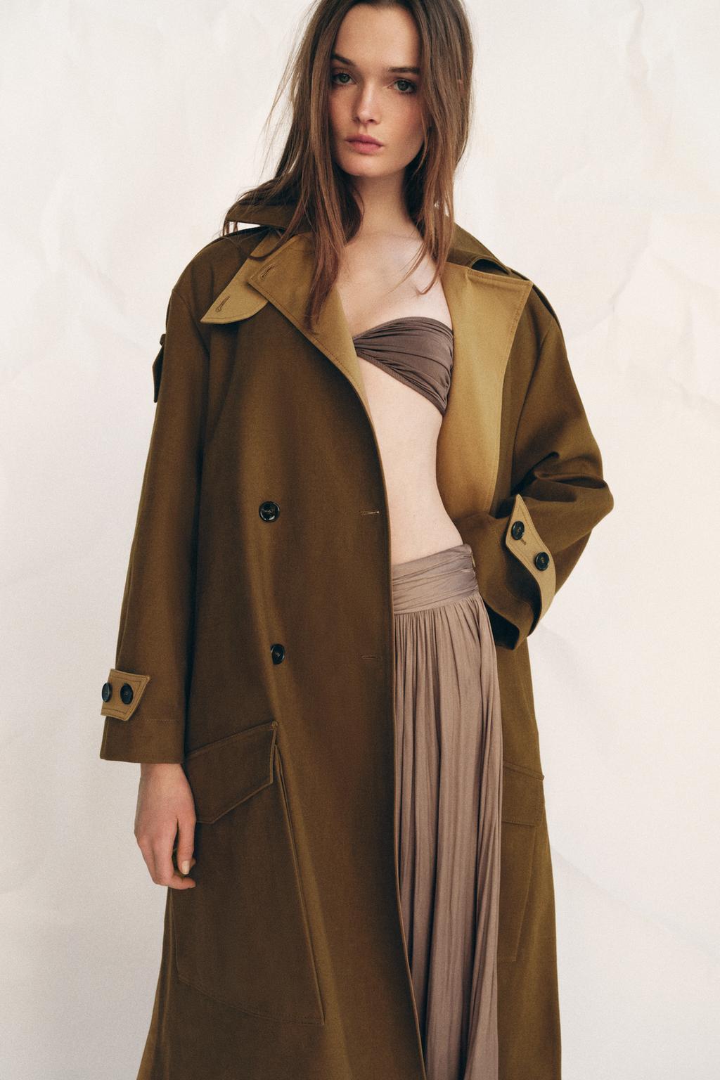 TRENCH LONG COMBINÉ ZW COLLECTION