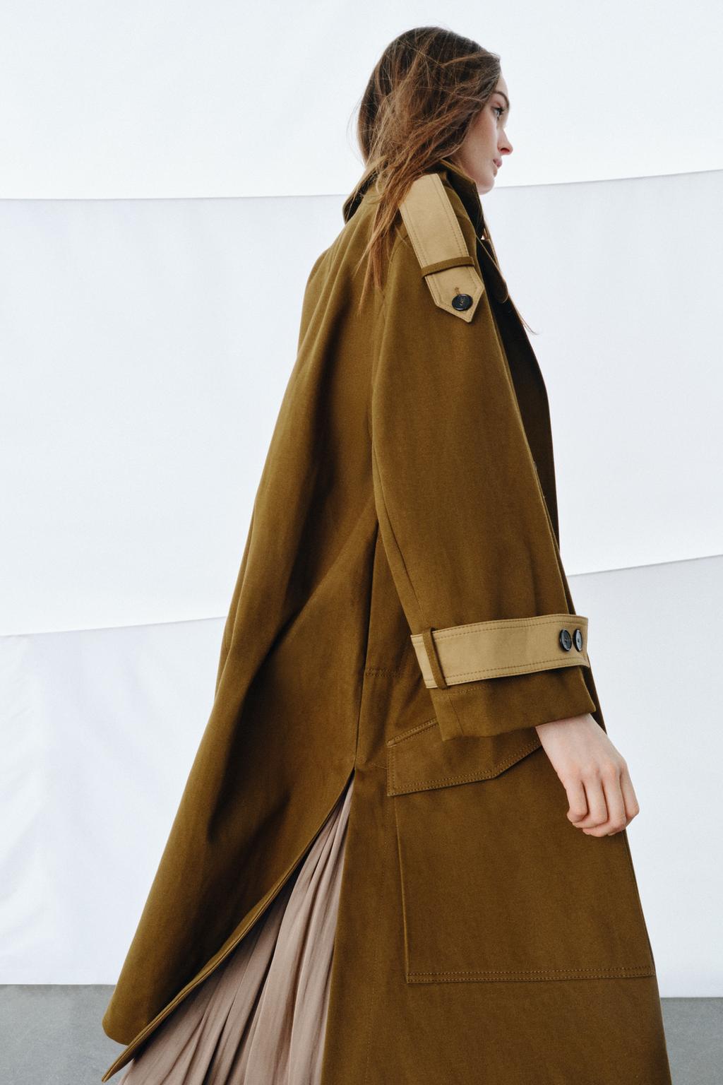 TRENCH LONG COMBINÉ ZW COLLECTION