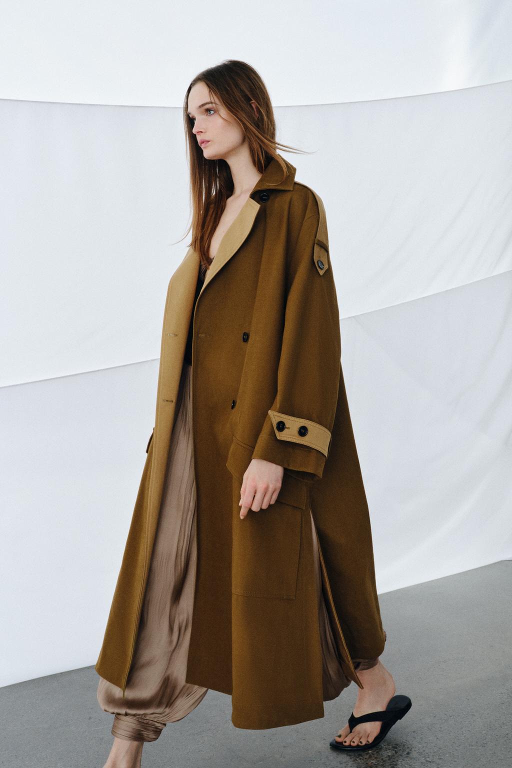TRENCH LONG COMBINÉ ZW COLLECTION