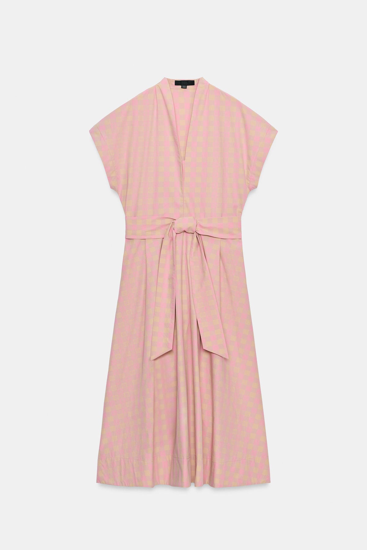 ZW COLLECTION CHECK POPLIN DRESS