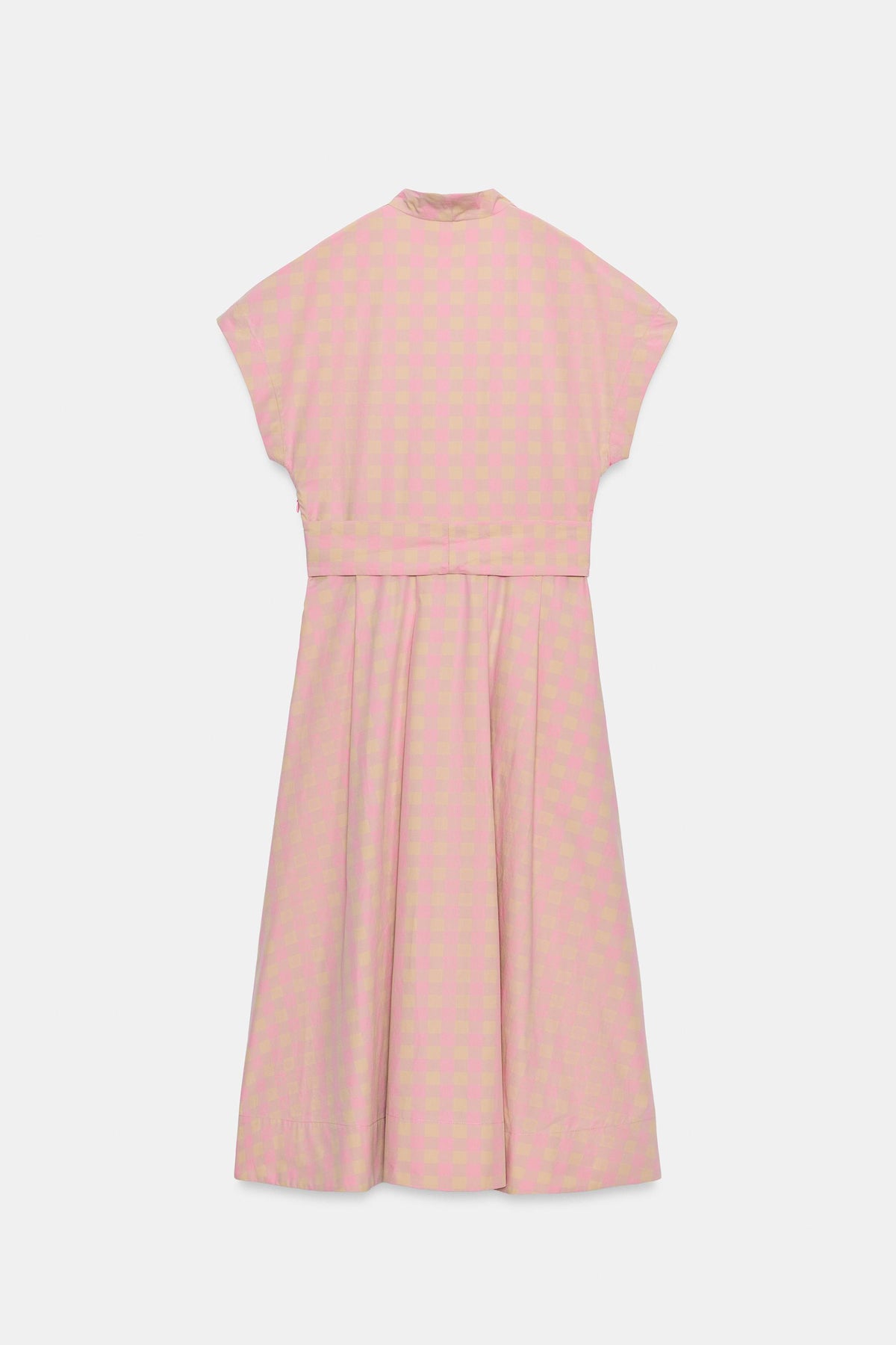 ZW COLLECTION CHECK POPLIN DRESS