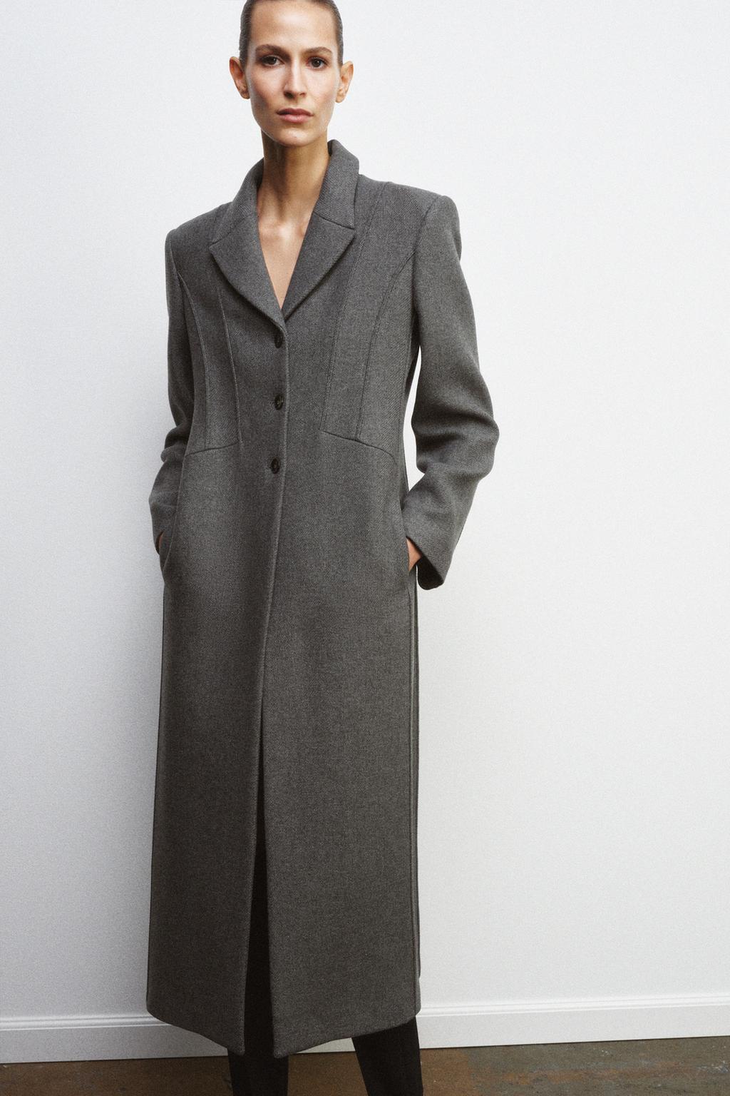 MANTEAU CINTRÉ AVEC LAINE MANTECO ZW COLLECTION LIMITED EDITION
