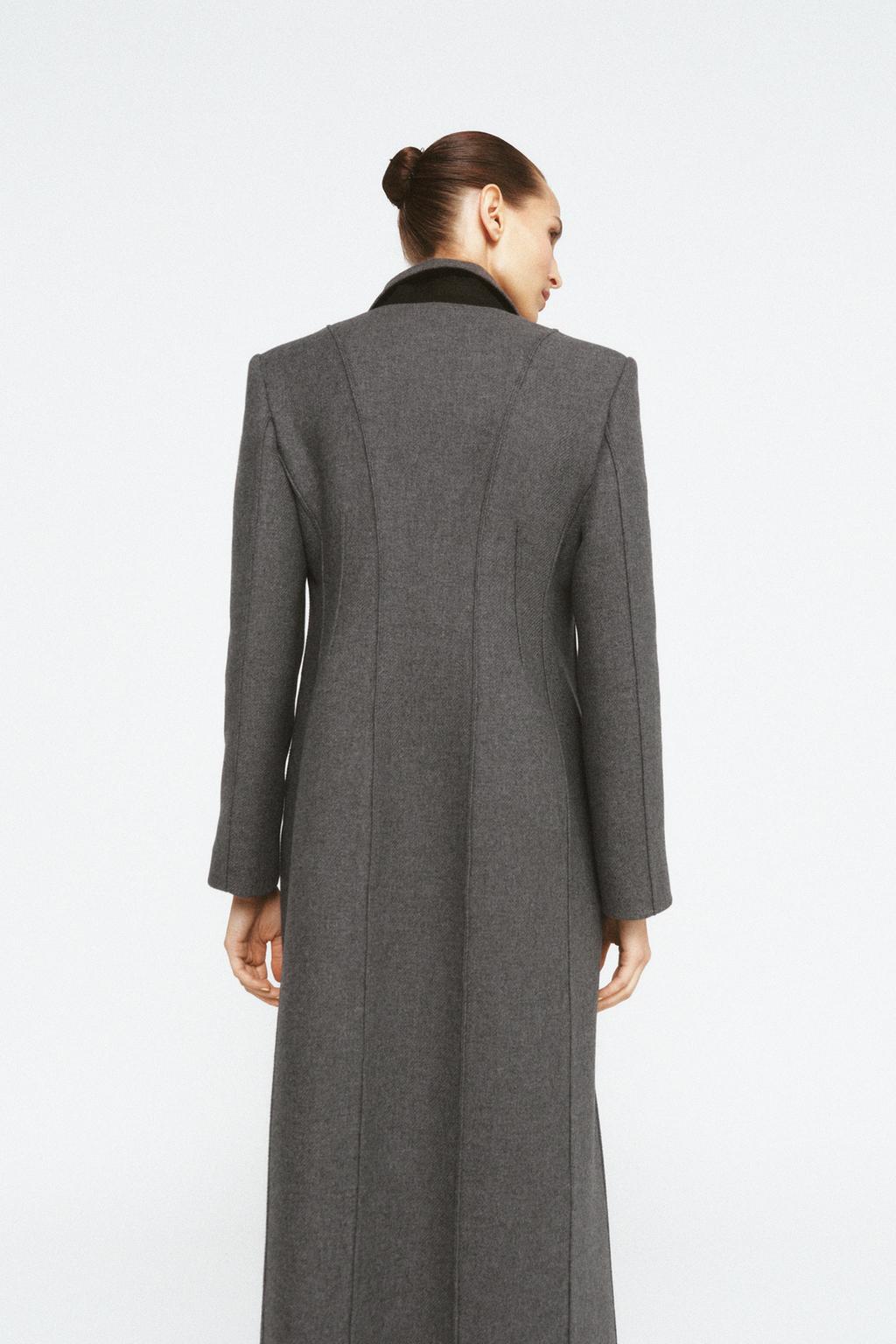 MANTEAU CINTRÉ AVEC LAINE MANTECO ZW COLLECTION LIMITED EDITION