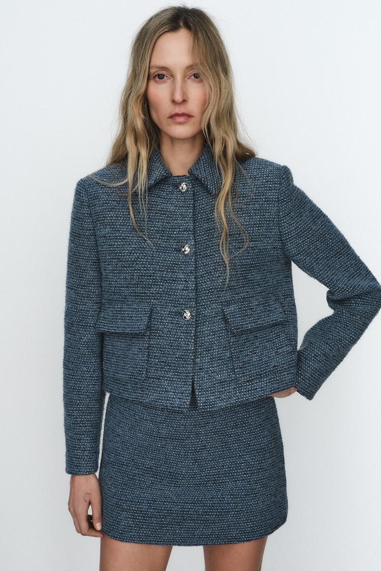 VESTE COURTE BOUCLÉE