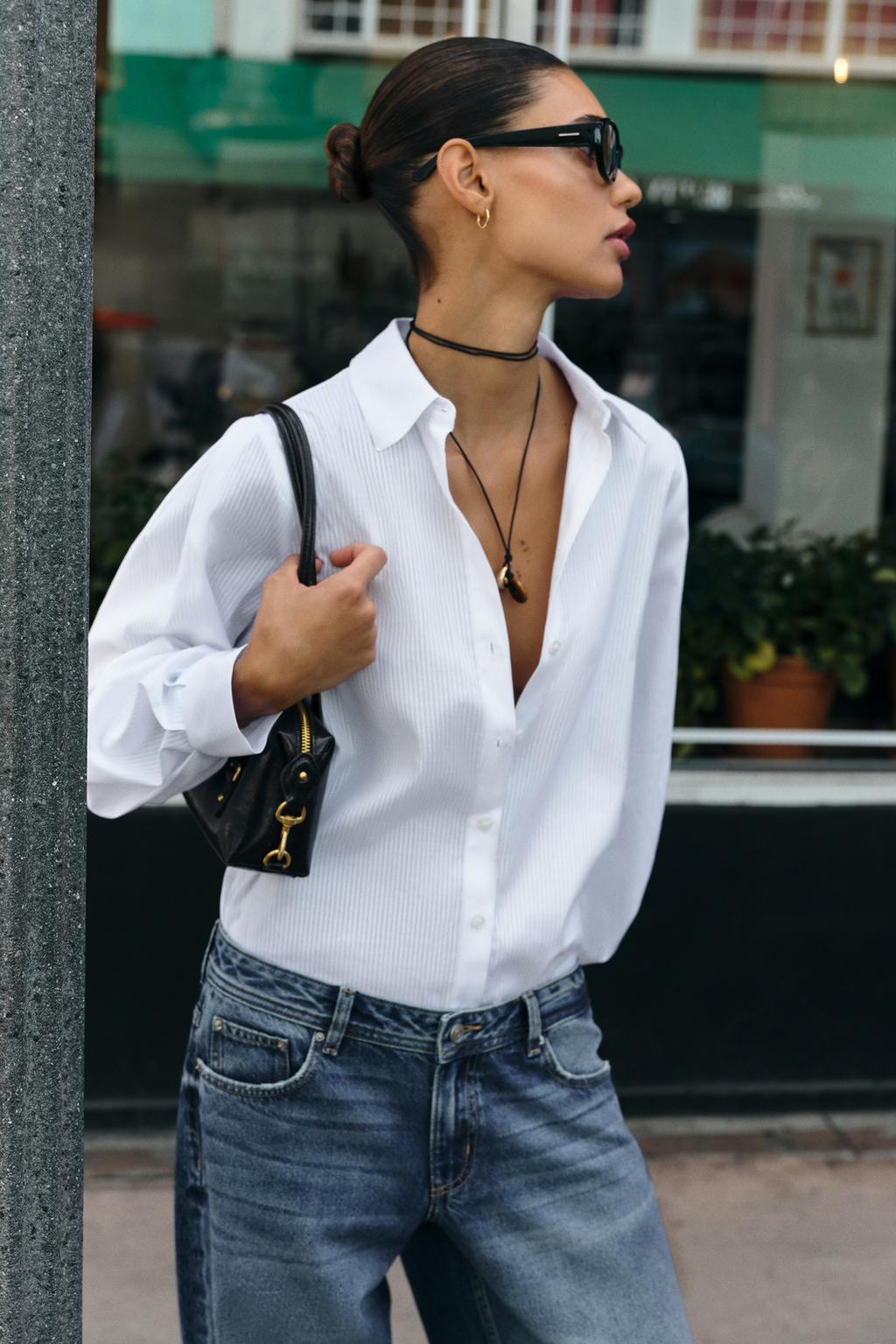 CHEMISE EN COTON RAYÉE