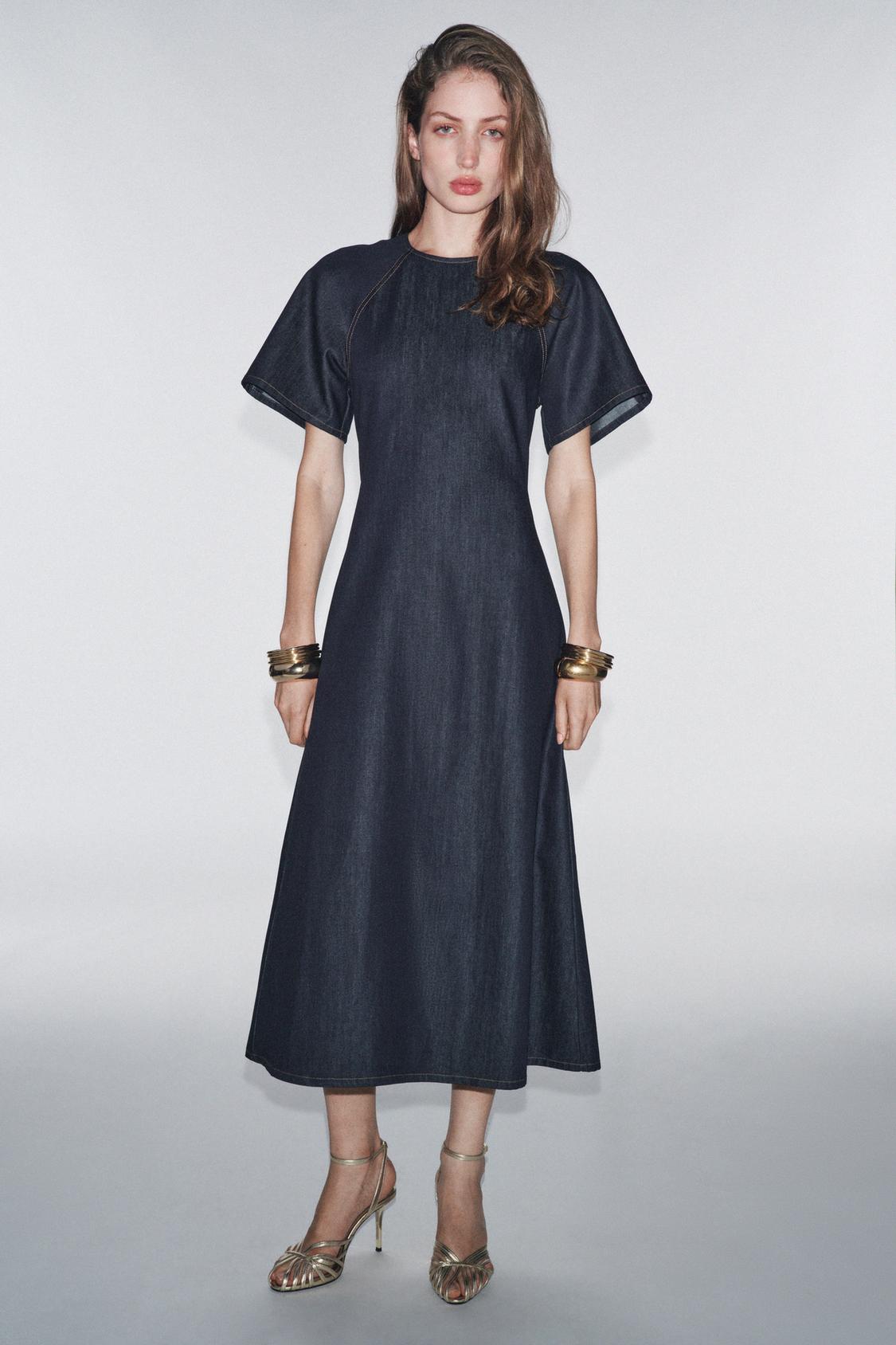 ROBE LONGUE EN DENIM ZW COLLECTION