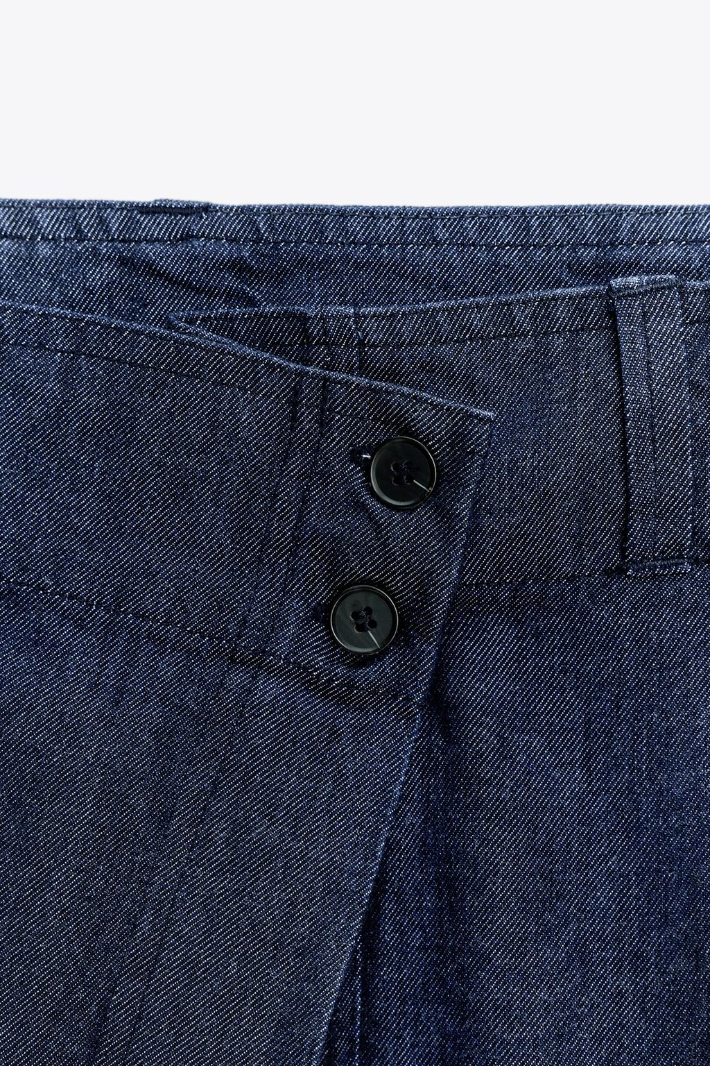 PANTALON CROISÉ EN DENIM ZW COLLECTION