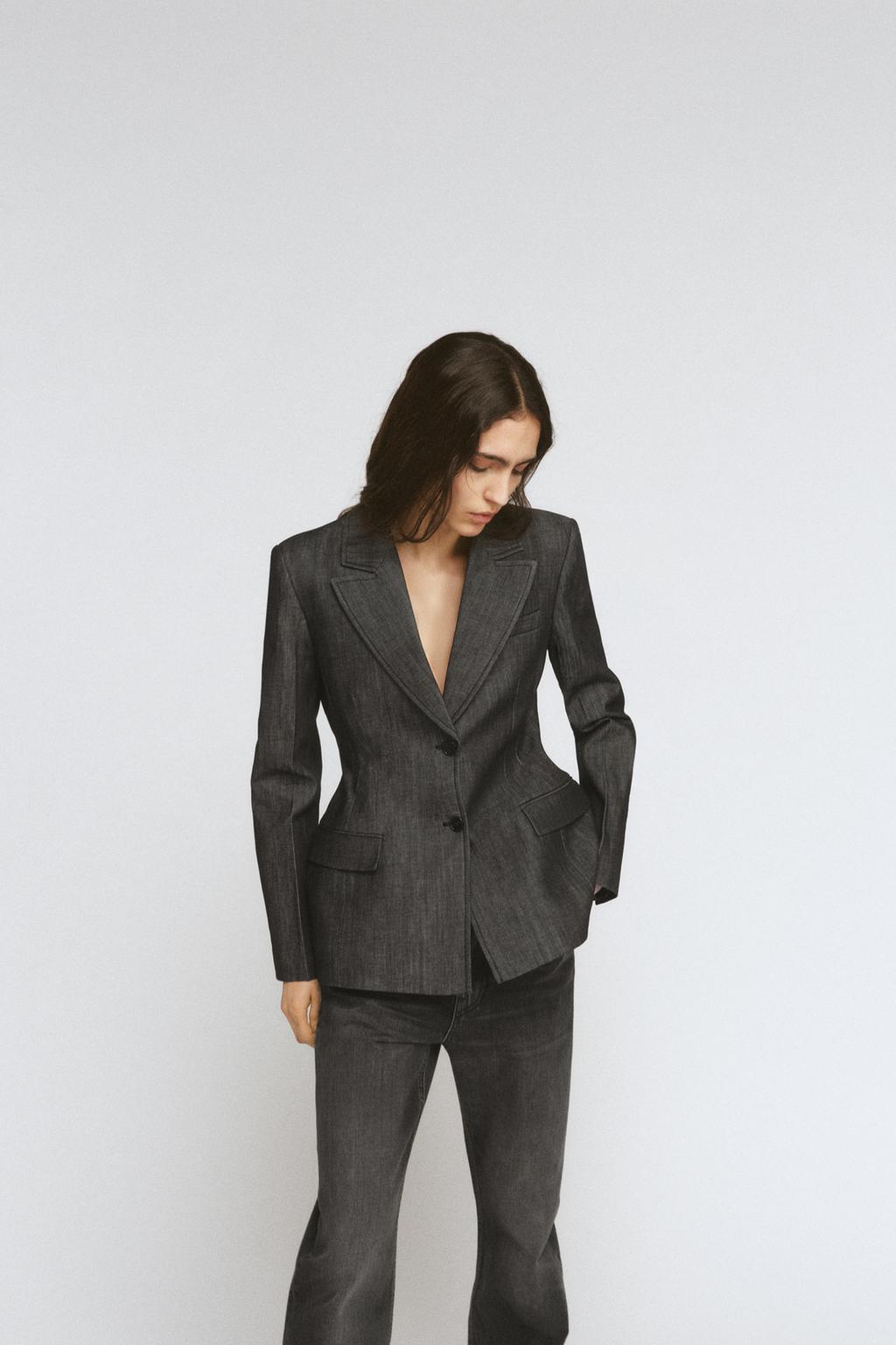 BLAZER EN DENIM ZW COLLECTION
