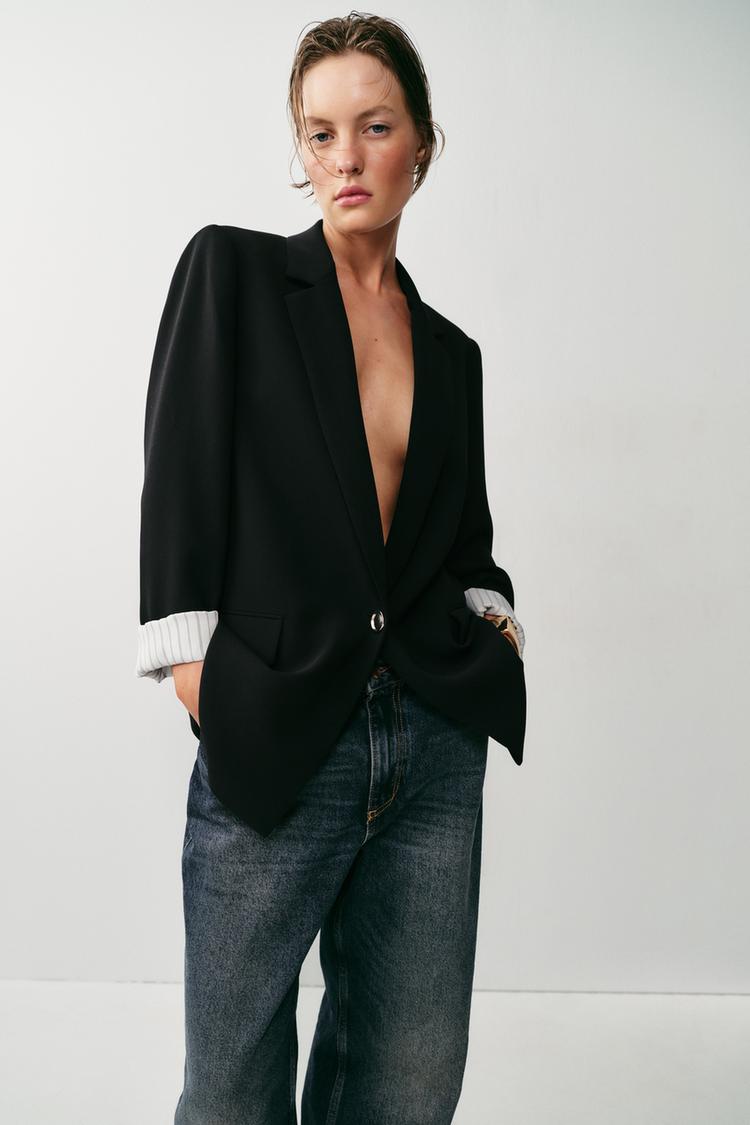 VESTE AVEC POIGNETS IMPRIMÉS