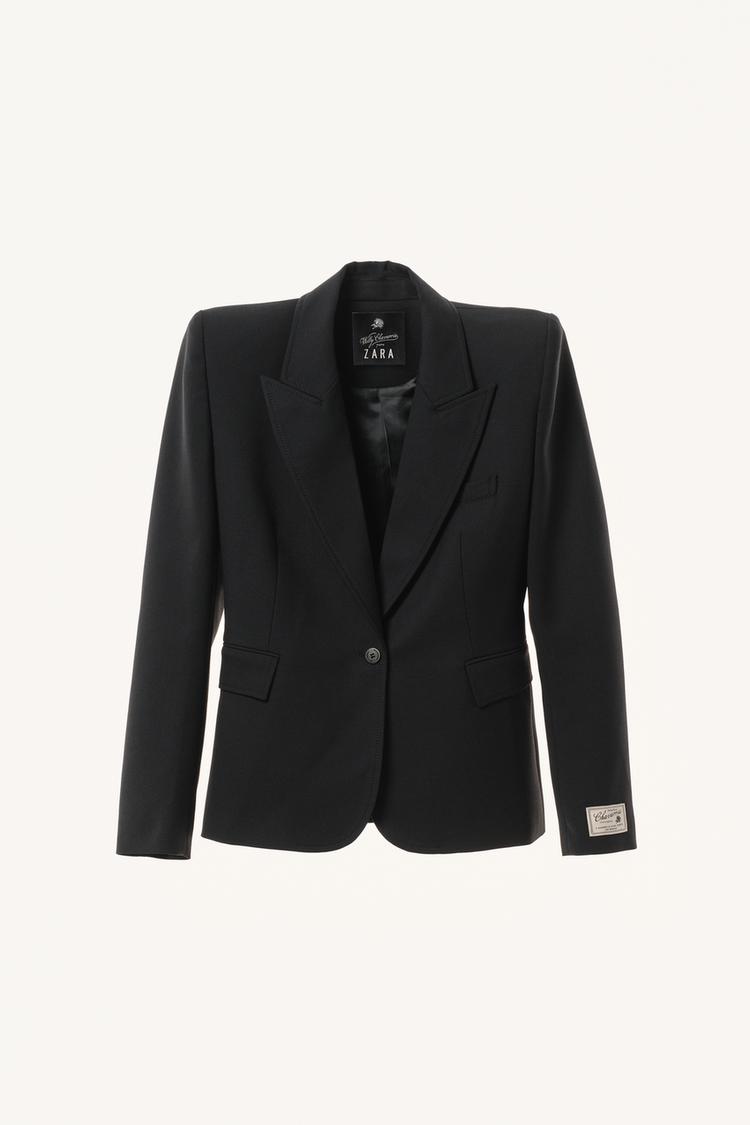BLAZER AJUSTÉE ÉPAULETTES AVEC LAINE WILLY CHAVARRIA X ZARA