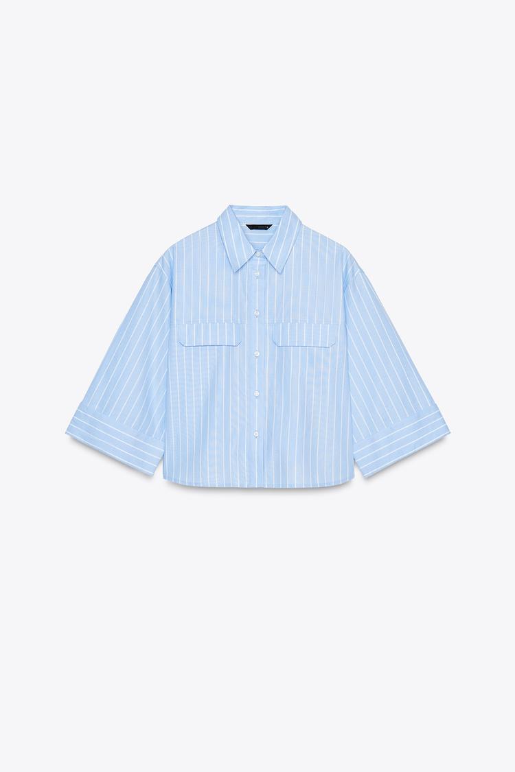 CHEMISE COURTE OXFORD