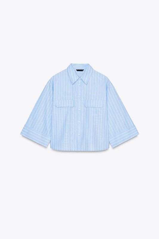 CHEMISE COURTE OXFORD