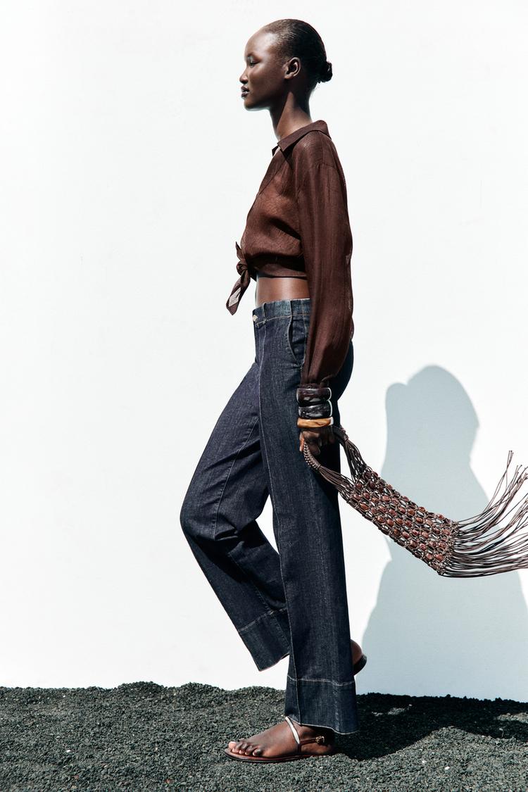 PANTALON BOOTCUT NERVURE