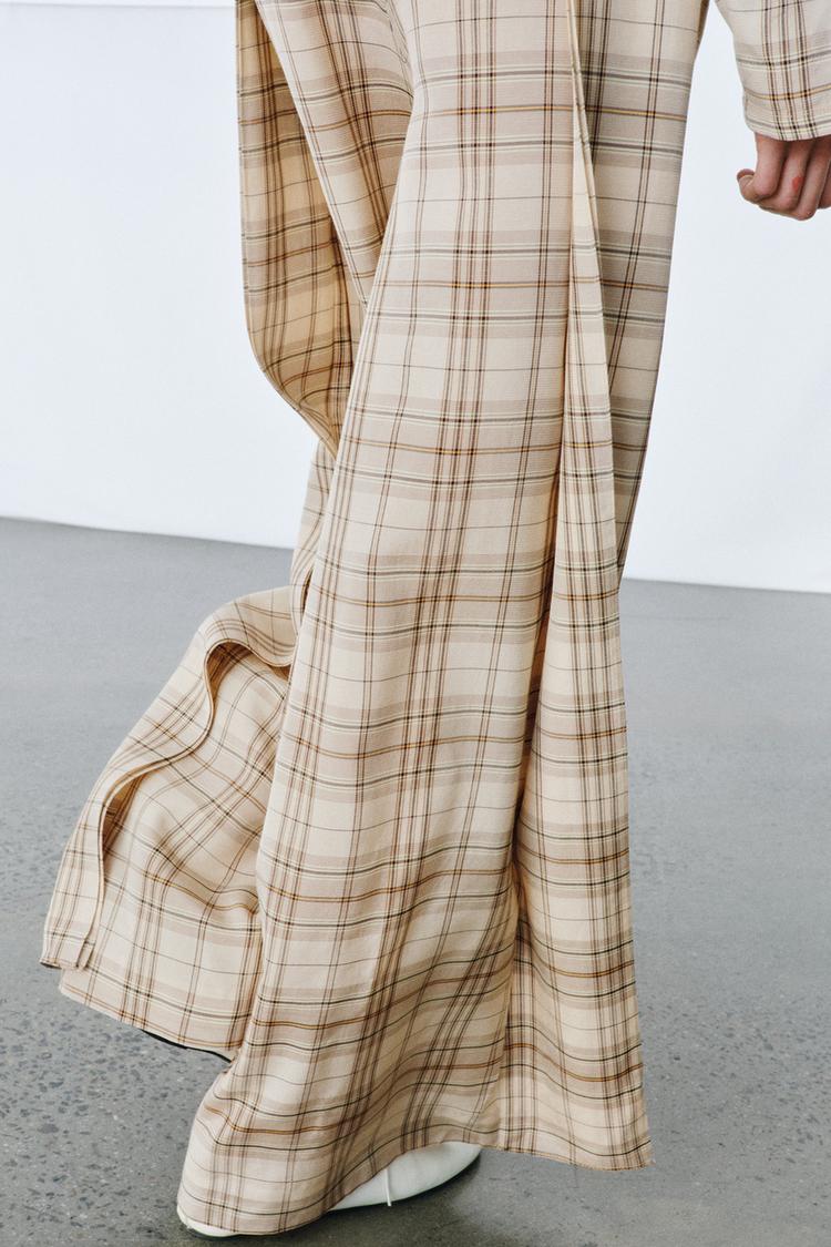 PANTALON À CARREAUX ZW COLLECTION