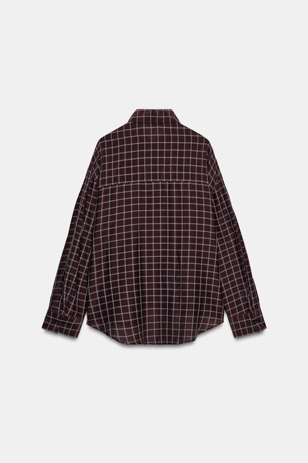 CHEMISE OVERSIZE À CARREAUX