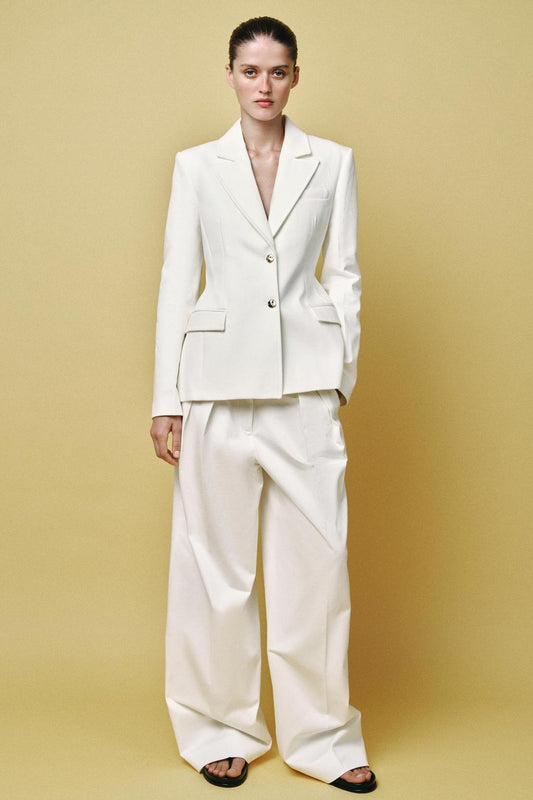 ZW COLLECTION DENIM BLAZER WITH BUTTONS