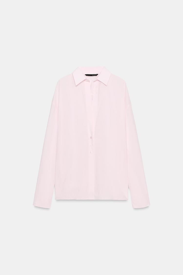 CHEMISE OVERSIZE À NŒUD