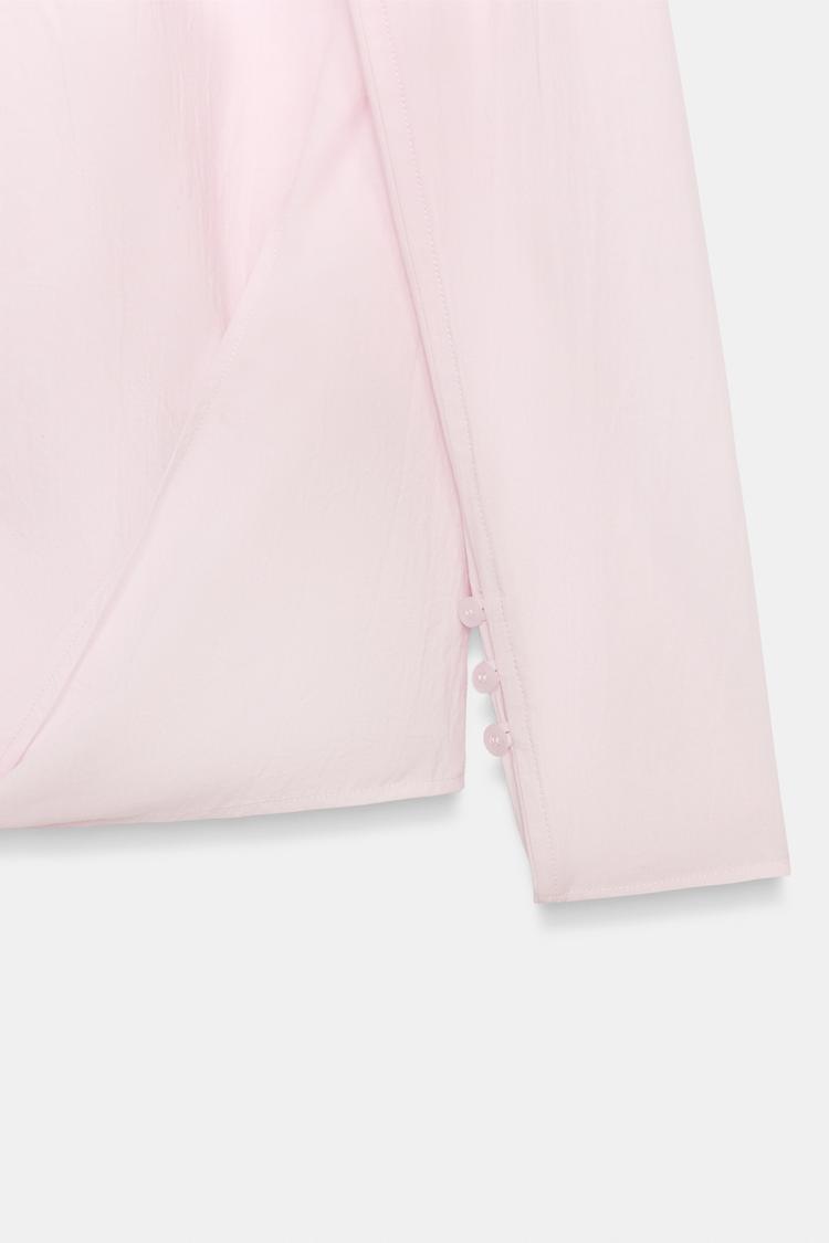 CHEMISE OVERSIZE À NŒUD