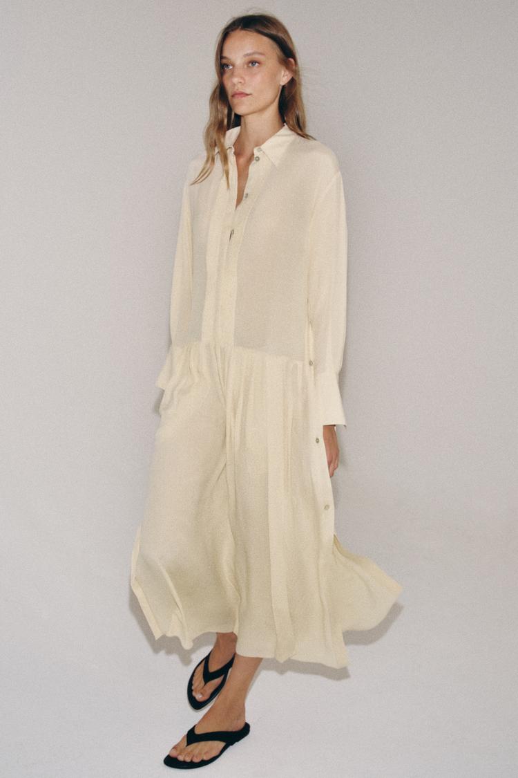 ROBE CHEMISE FLUIDE ZW COLLECTION
