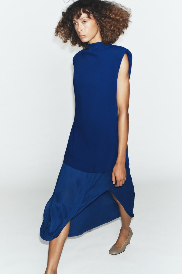 ROBE MIDI BIMATIÈRE