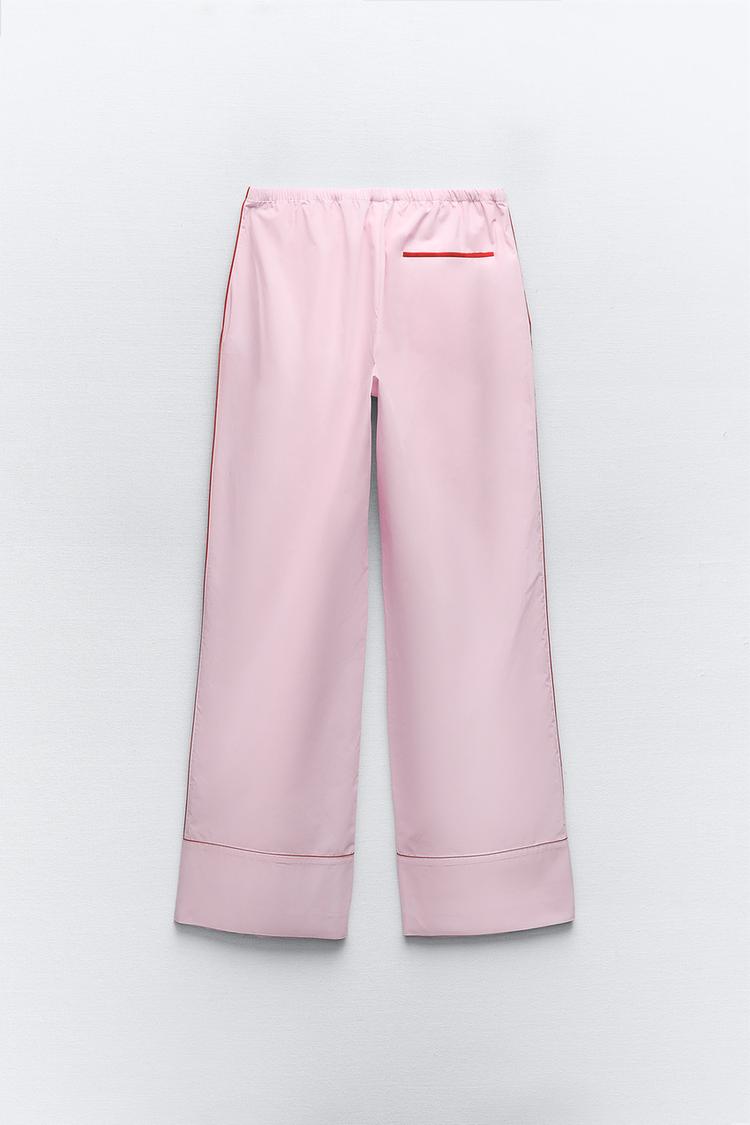 PANTALON STYLE PYJAMA À LISÉRÉ
