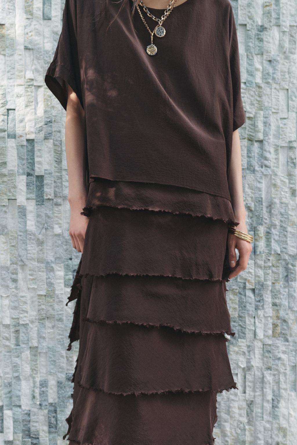 SKORT WITH PLEATS AND RUFFLES