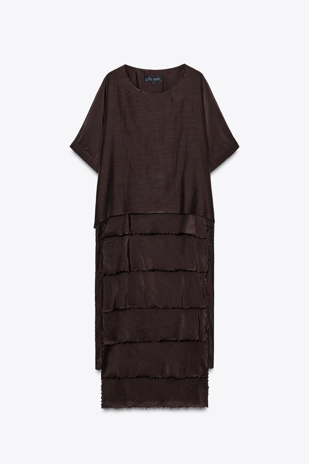 SKORT WITH PLEATS AND RUFFLES