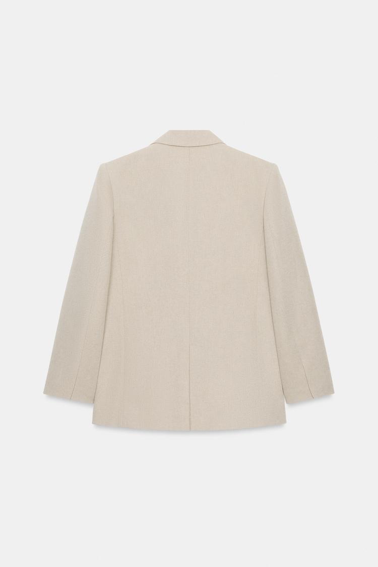 VESTE DROITE À ÉPAULETTES DEUX BOUTONS