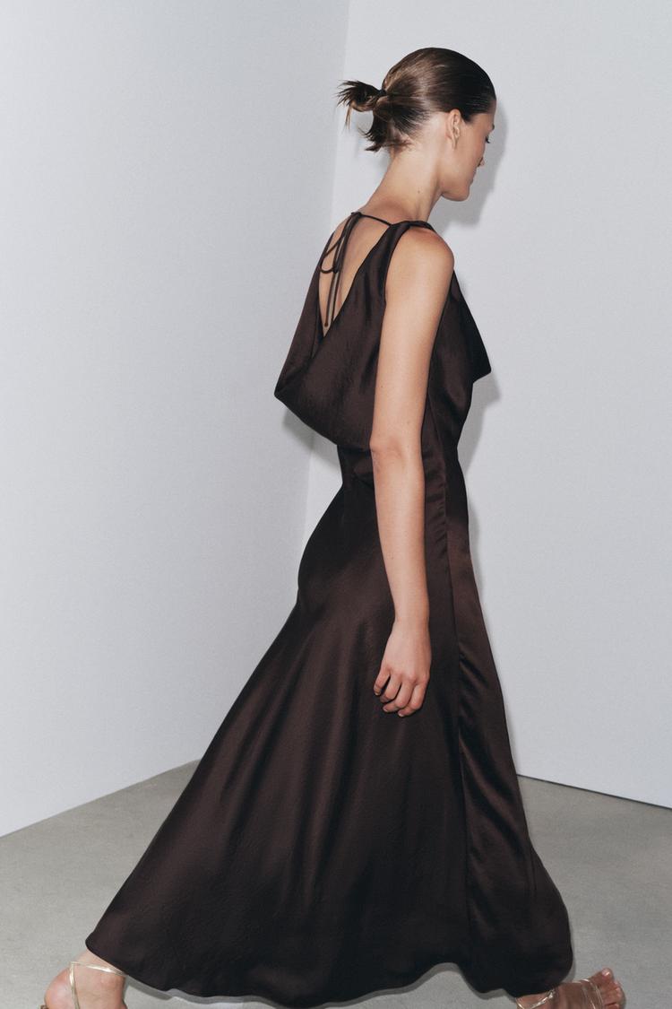 ROBE LONGUE SATINÉE ZW COLLECTION