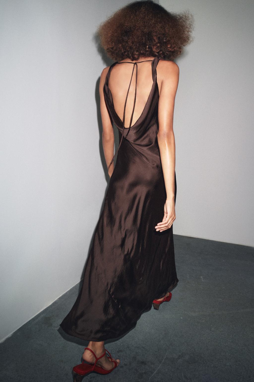 ROBE LONGUE SATINÉE ZW COLLECTION