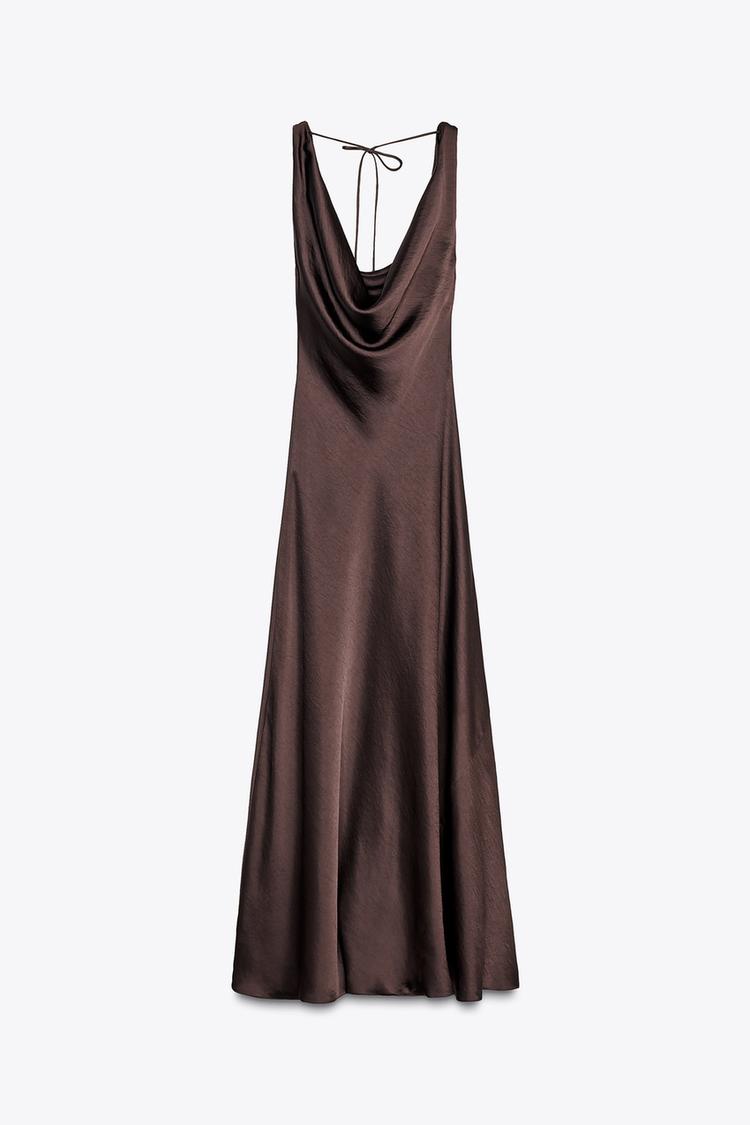 ROBE LONGUE SATINÉE ZW COLLECTION