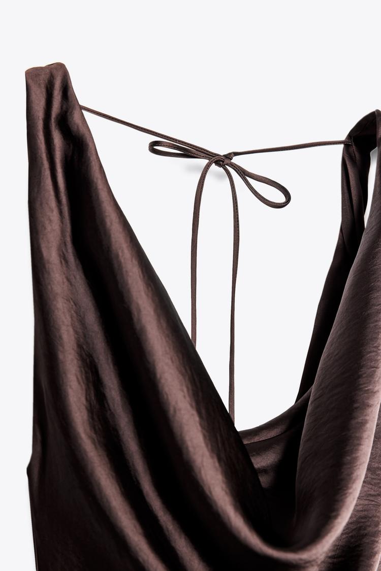 ROBE LONGUE SATINÉE ZW COLLECTION