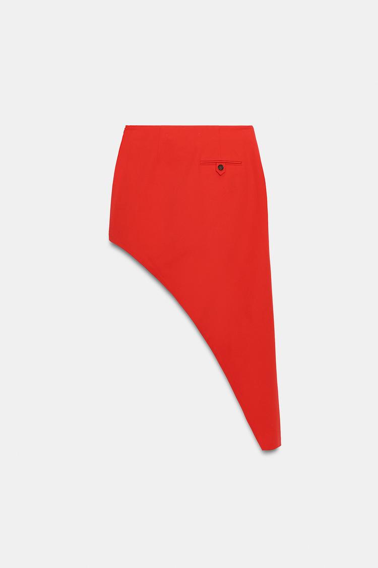 JUPE ASYMÉTRIQUE À POCHES ZW COLLECTION