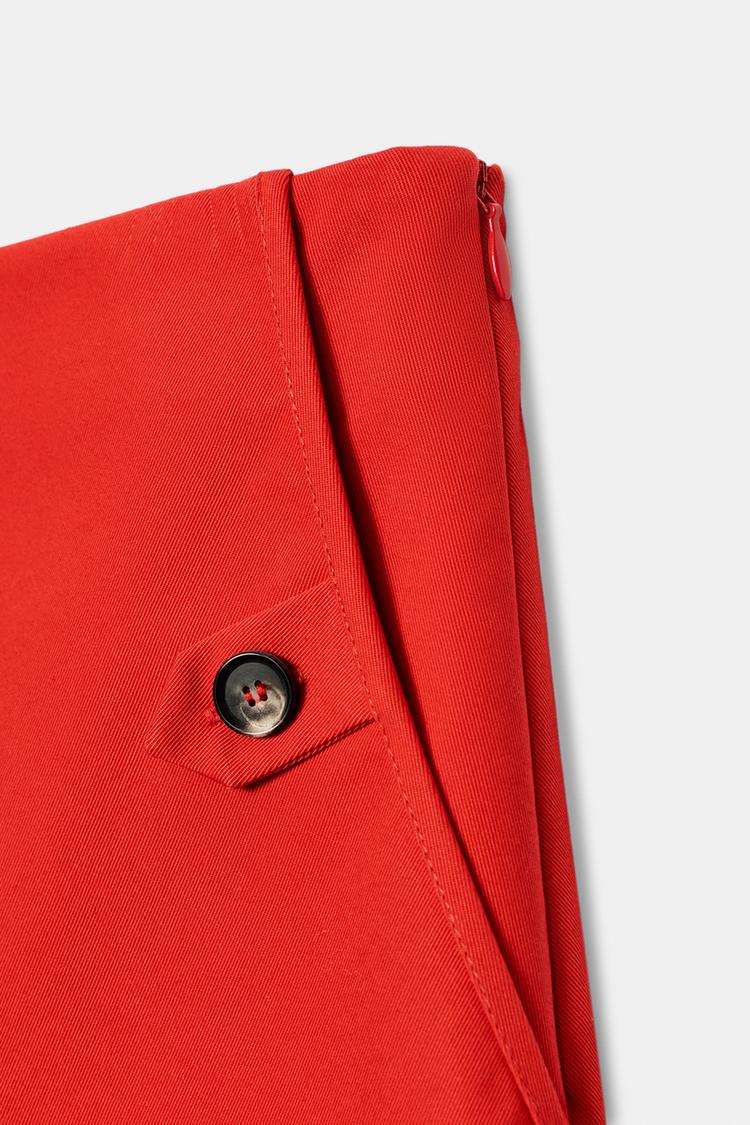 JUPE ASYMÉTRIQUE À POCHES ZW COLLECTION