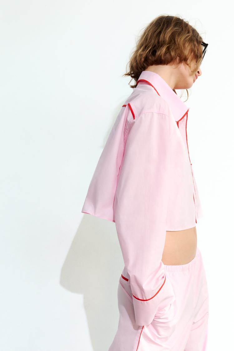 PANTALON STYLE PYJAMA À LISÉRÉ