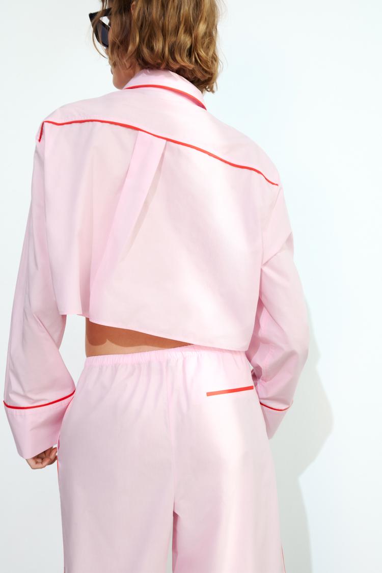 PANTALON STYLE PYJAMA À LISÉRÉ