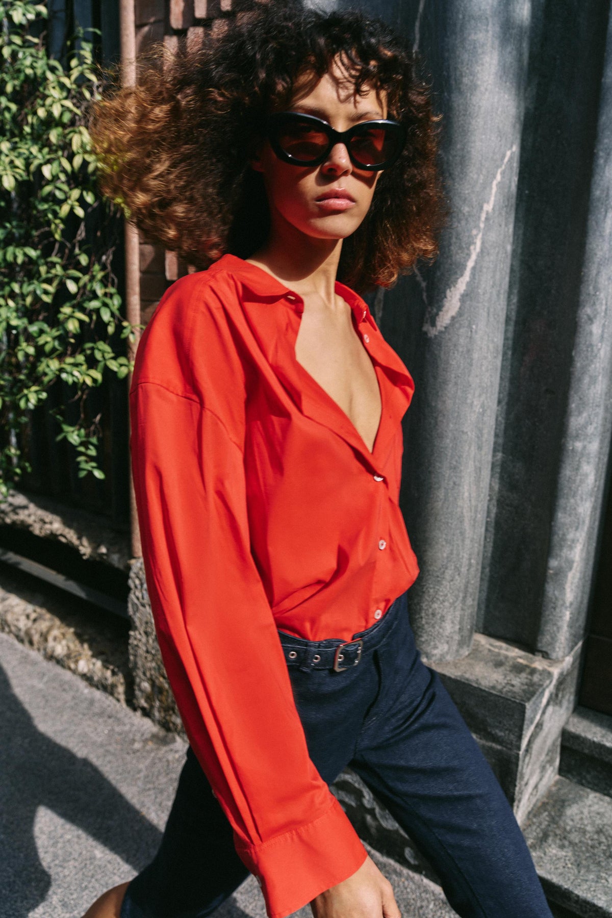 OVERSIZE POPLIN SHIRT