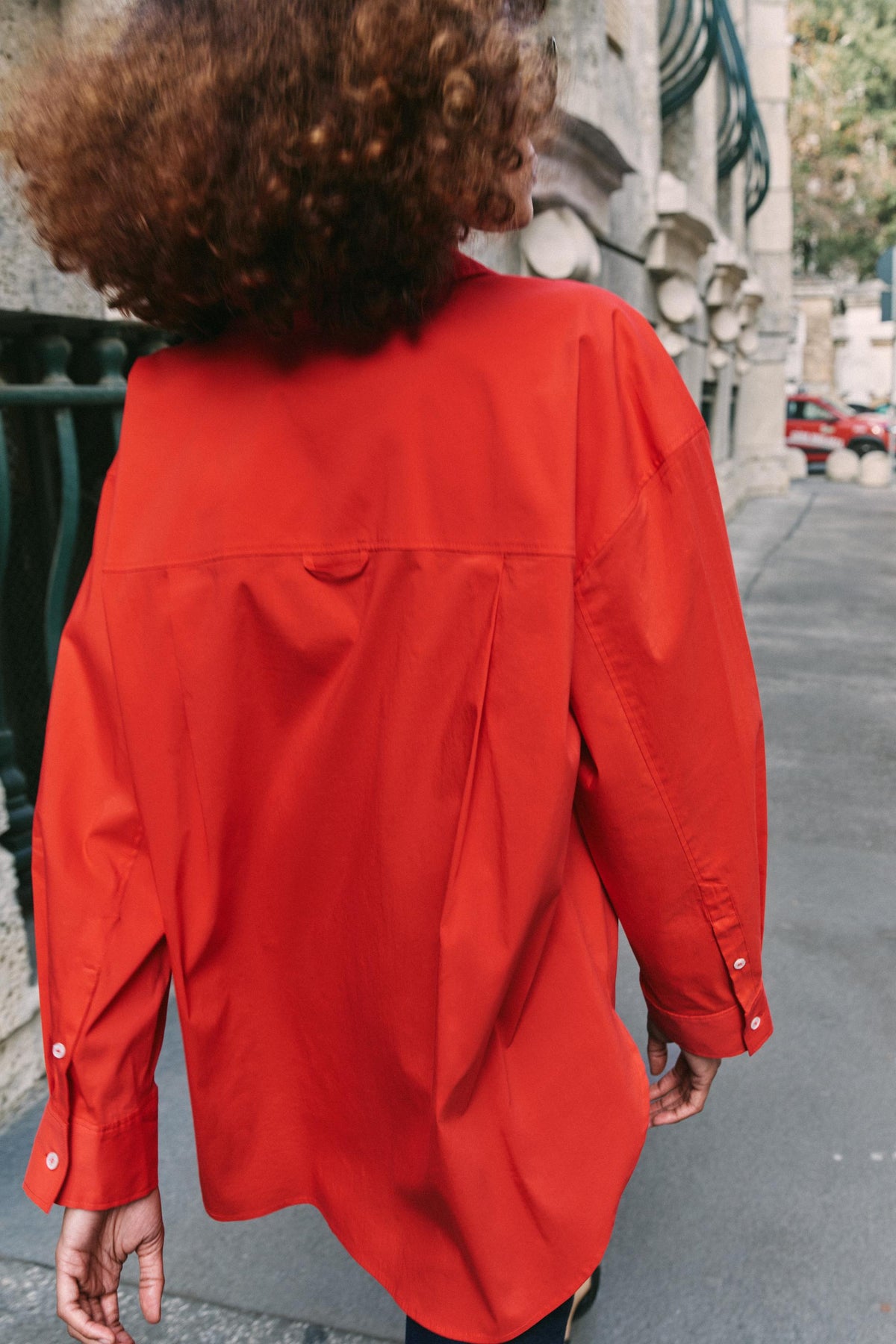 OVERSIZE POPLIN SHIRT